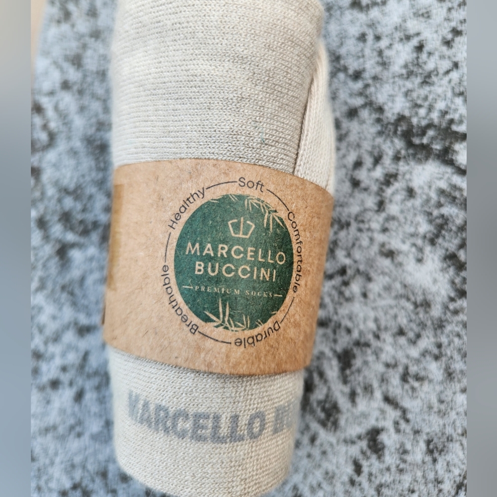 Marcello Buccini Natural Bamboo Soft Socks BNIB